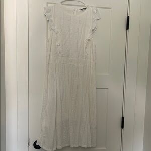 Wish Ivory Lace Midi Dress